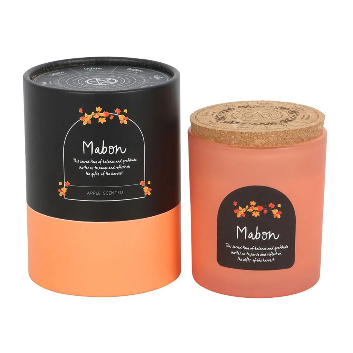 Something Different Wheel Of The Year Apple Mabon Candle - Light Orange – image 2
