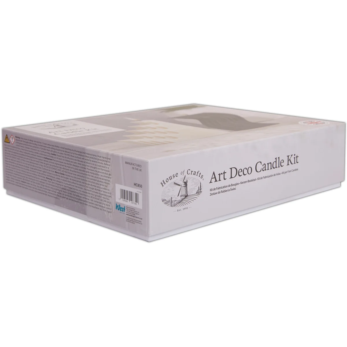 House of Crafts Candle Making Art Deco Black and White - Multiple Colours – image 5