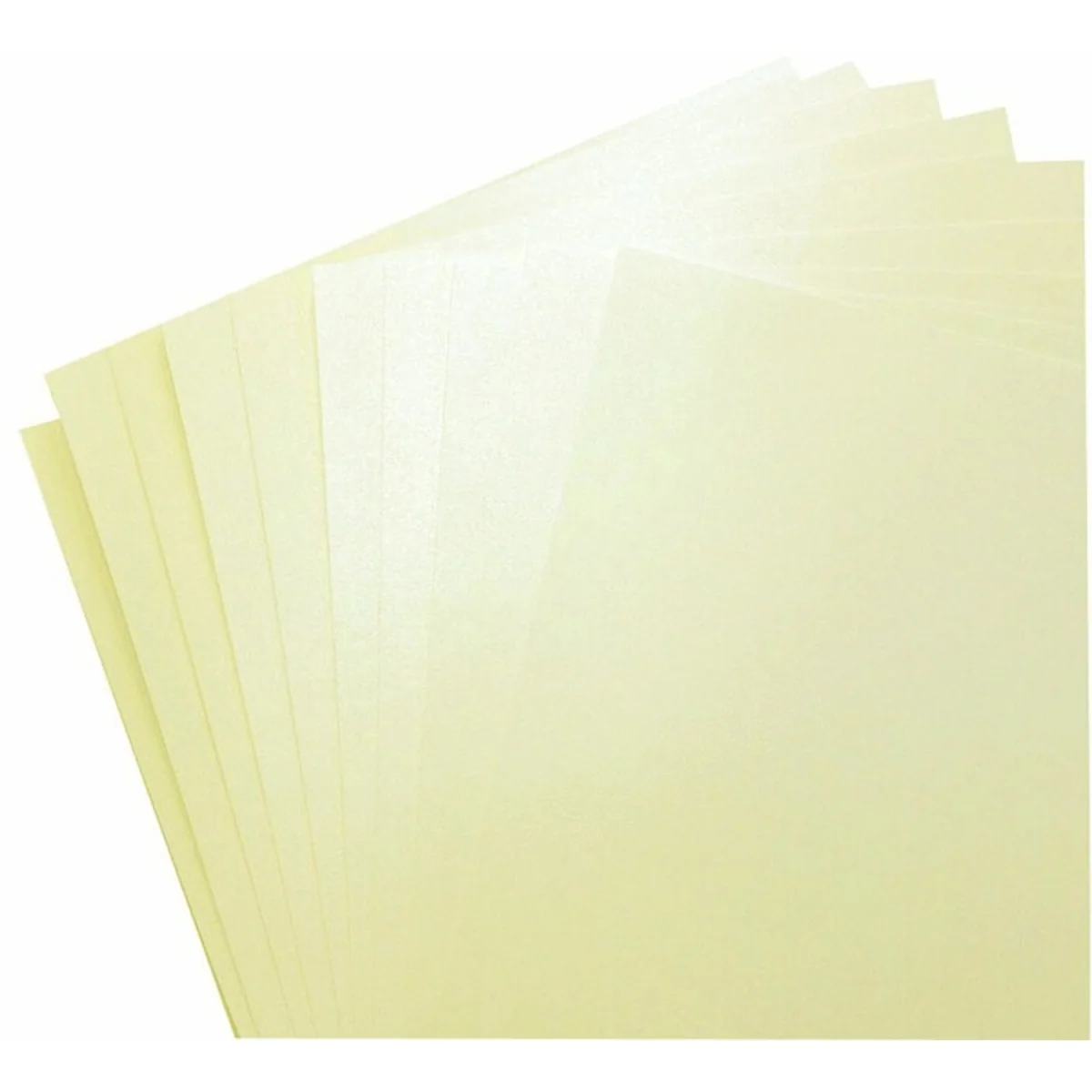 10 Sheets of A4 Candlelight Cream Pearlescent Shimmer Paper 120gsm - Cream – image 2