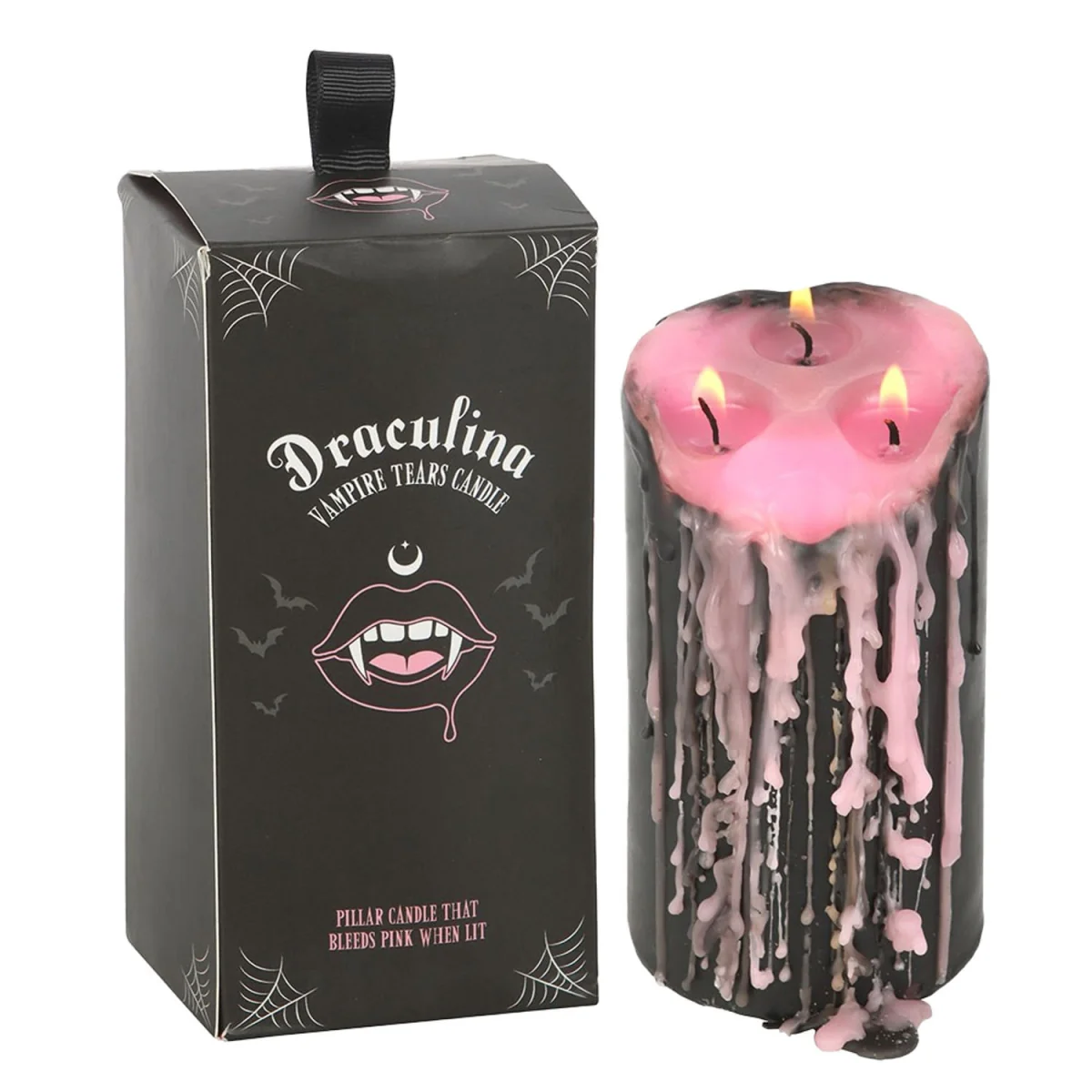 Something Different Vampire Tears Pillar Candle - Pink / l – image 2