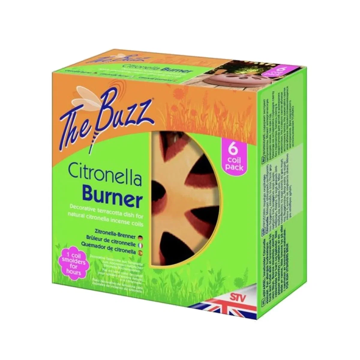 The Buzz Citronella Burner Coils (Pack of 6) - Orange – image 2