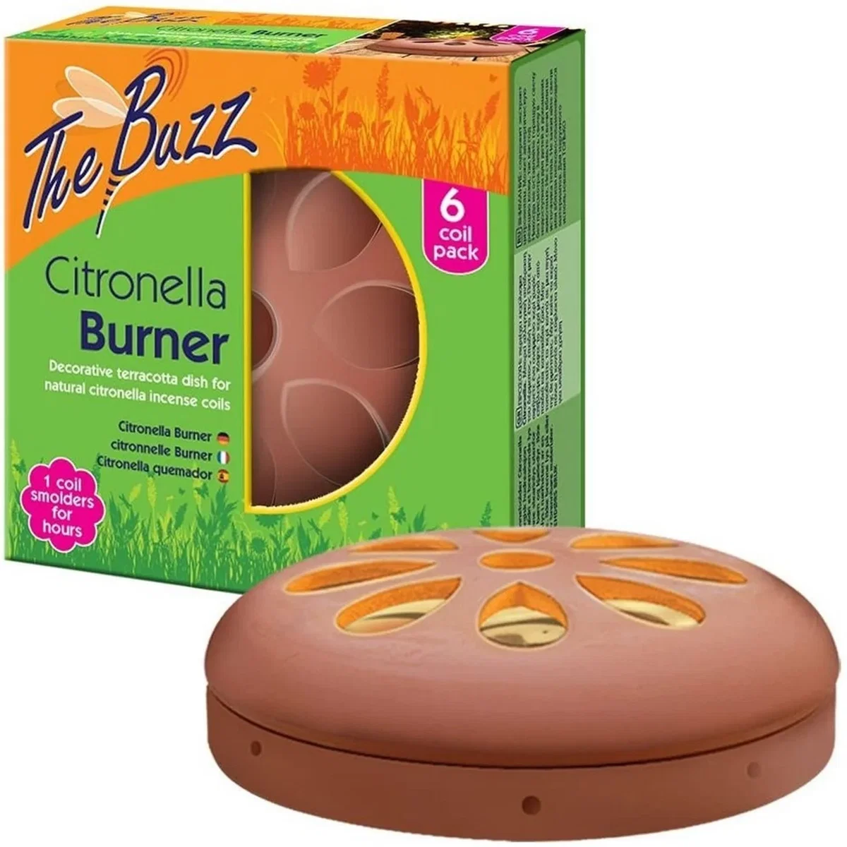 The Buzz Citronella Burner Coils (Pack of 6) - Orange – image 3