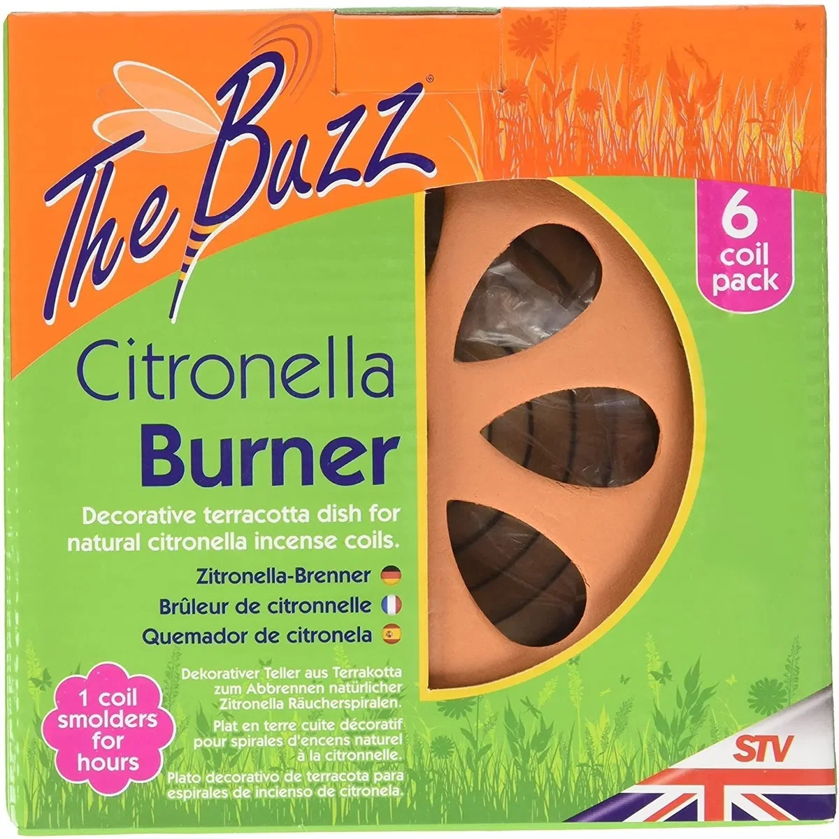 The Buzz Citronella Burner Coils (Pack of 6) - Orange – image 4