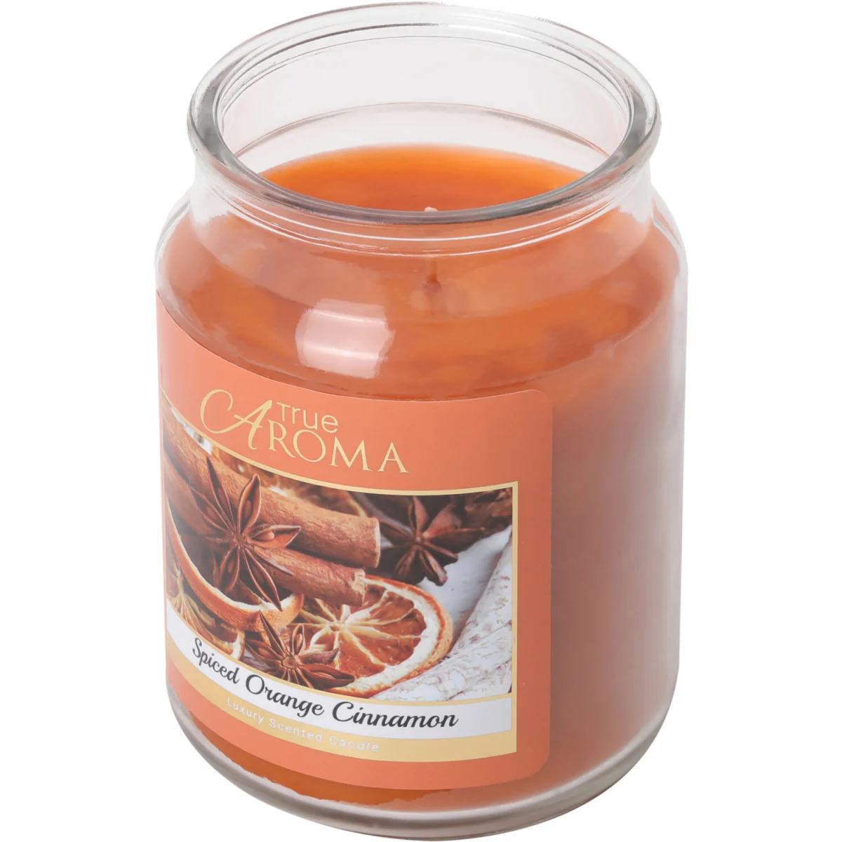 Scented Large Mason Jar Candle - Spiced Orange and Cinnamon – image 3
