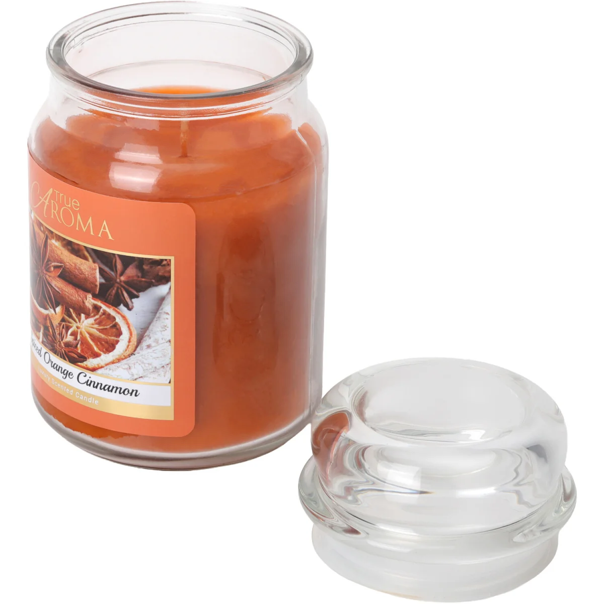 Scented Large Mason Jar Candle - Spiced Orange and Cinnamon – image 4
