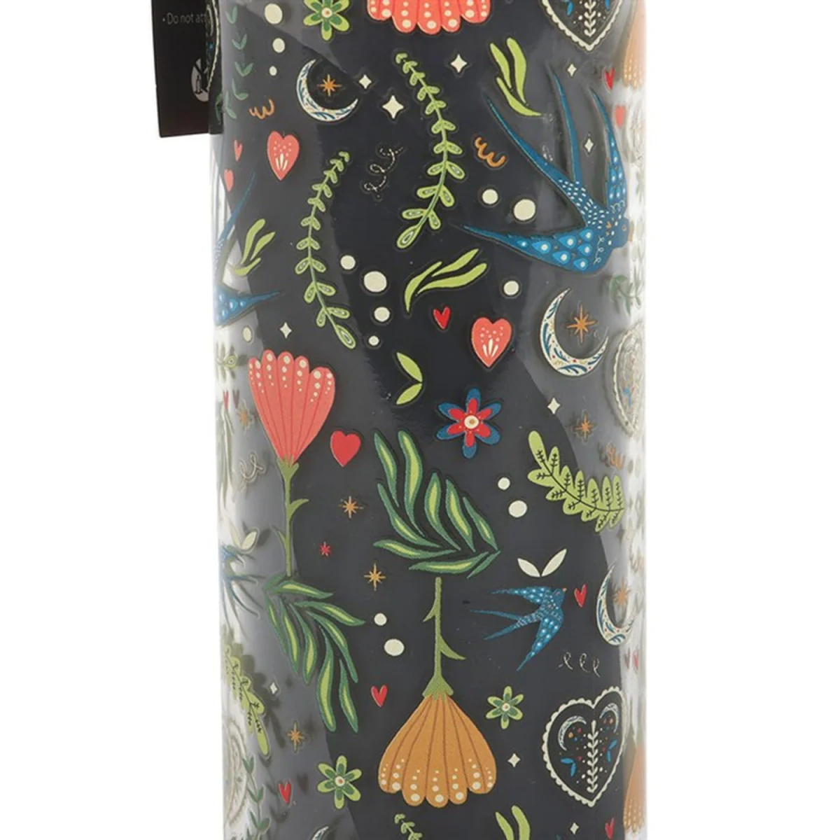 Something Different Midnight Bloom French Tulip Print Tube Candle - Black – image 2