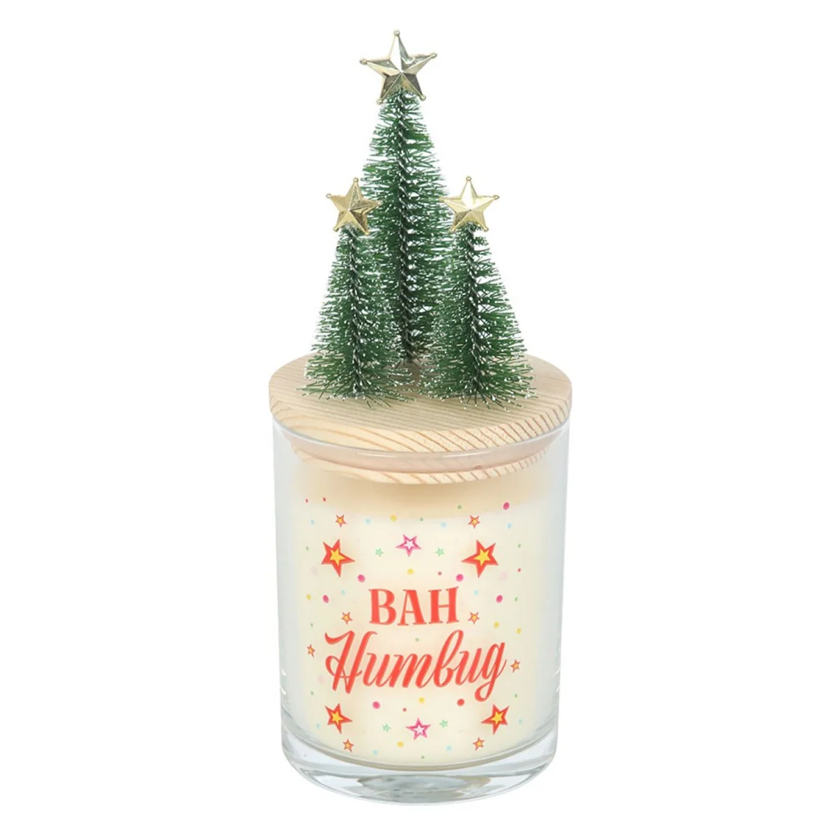 Something Different Bah Humbug Orange And Clove Candle - White/Green – image 2