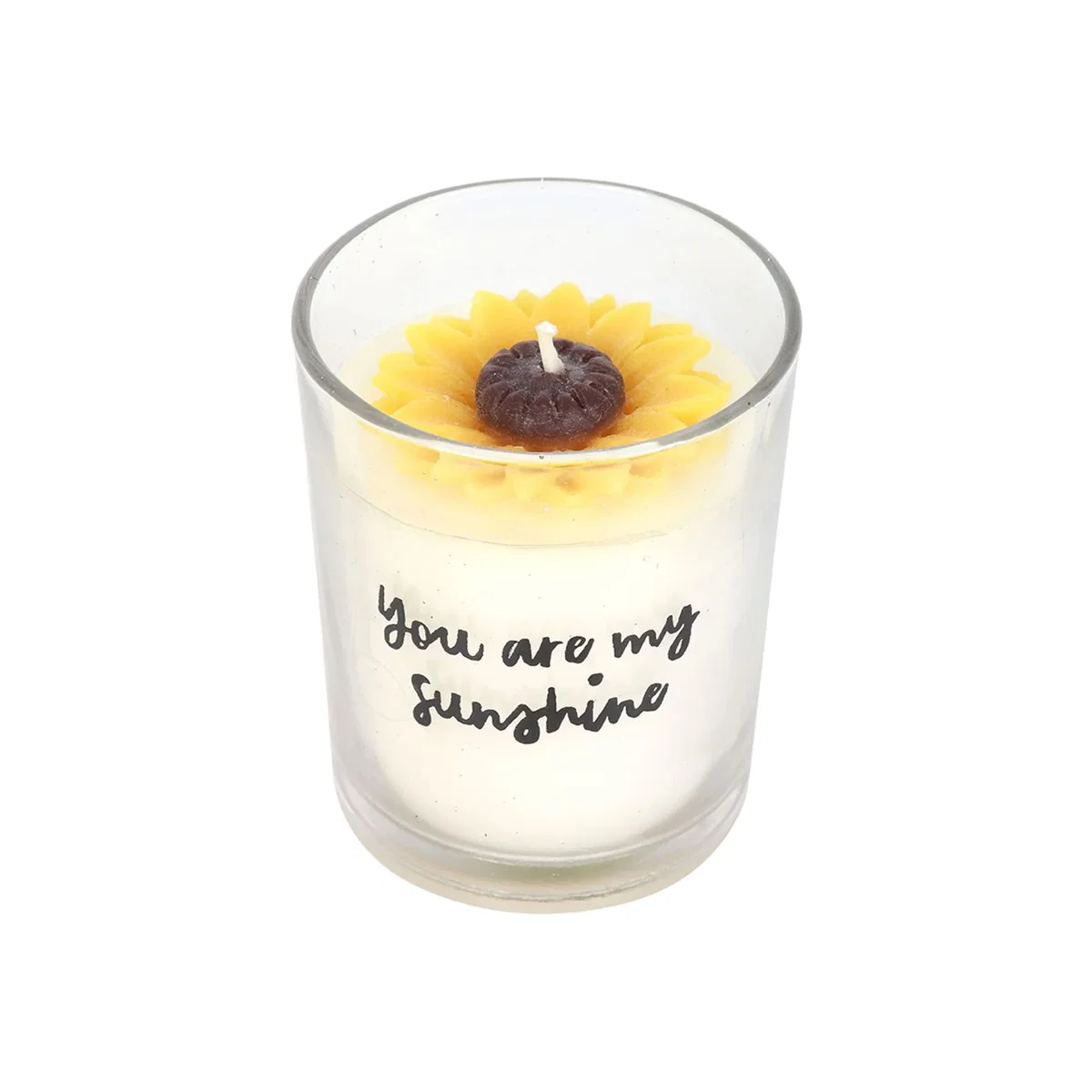 Something Different You Are My Sunshine Sunflower Candle - White/Yellow