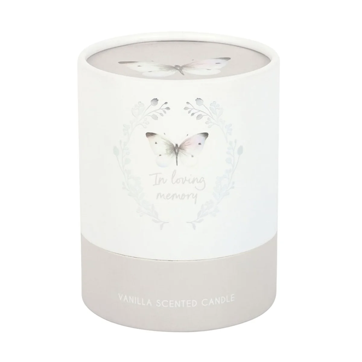 Something Different In Loving Memory Vanilla Butterfly Scented Candle - White – image 2