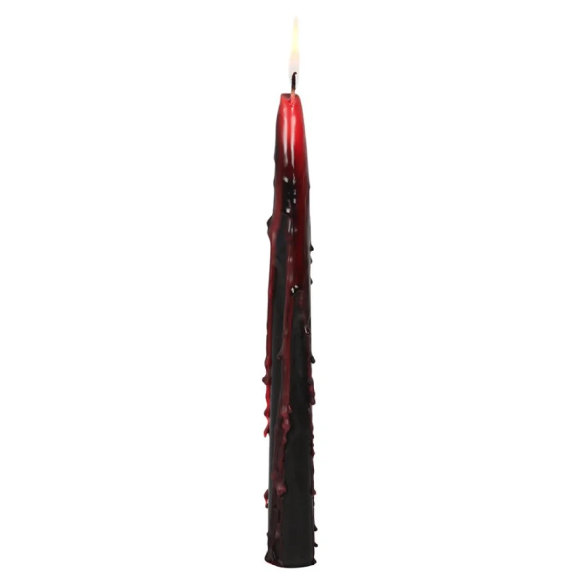4pc Vampire Blood Effect Taper Candles - Black – image 2