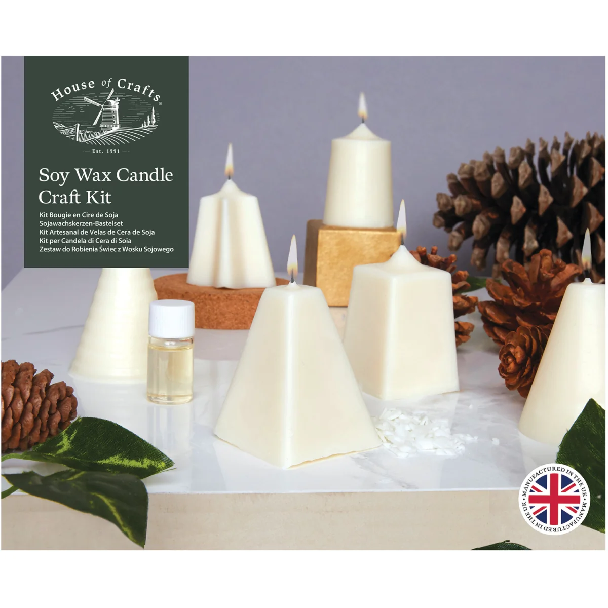 House of Crafts Soy Wax Candle Craft Kit - Multiple Colours – image 2