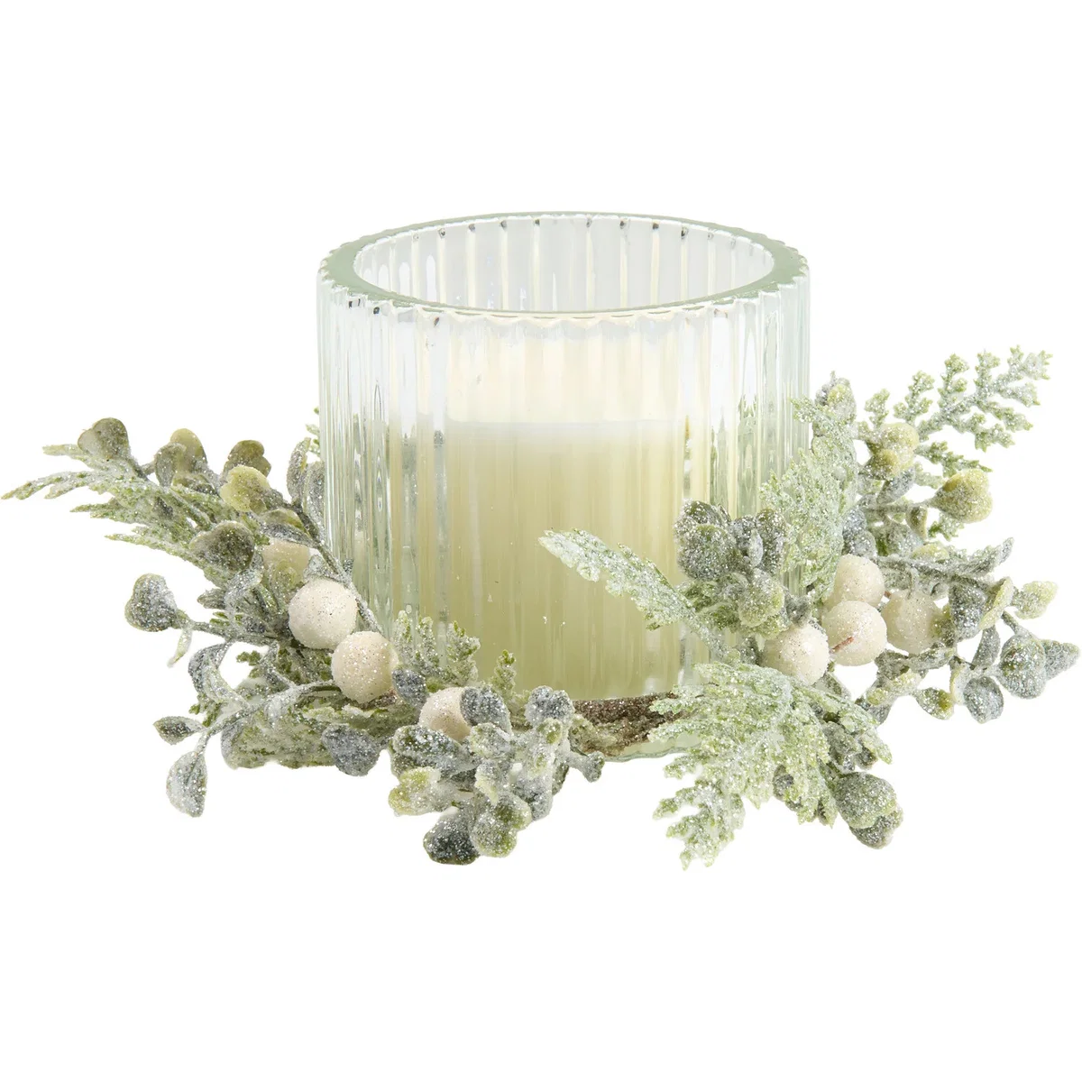 Winter Garden Candle with Floristry – image 3