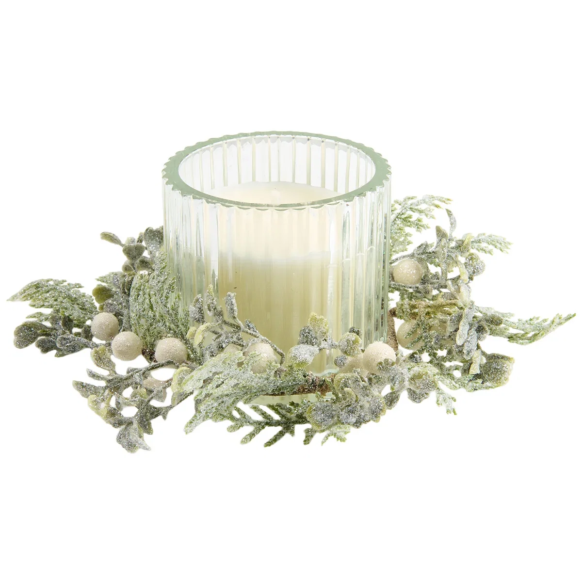 Winter Garden Candle with Floristry – image 4