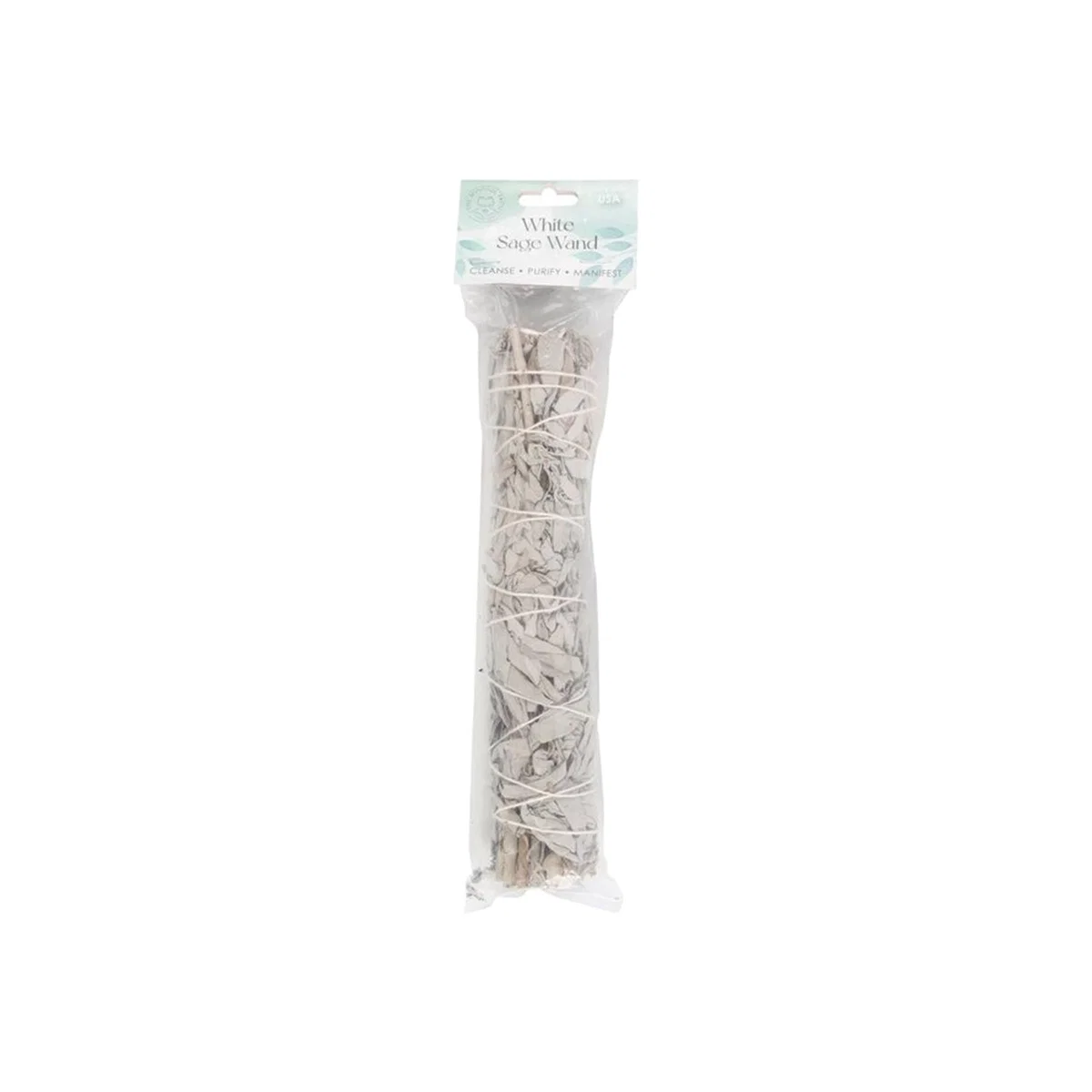 Large White Sage Smudge Stick Wand For Cleansing Spaces - White