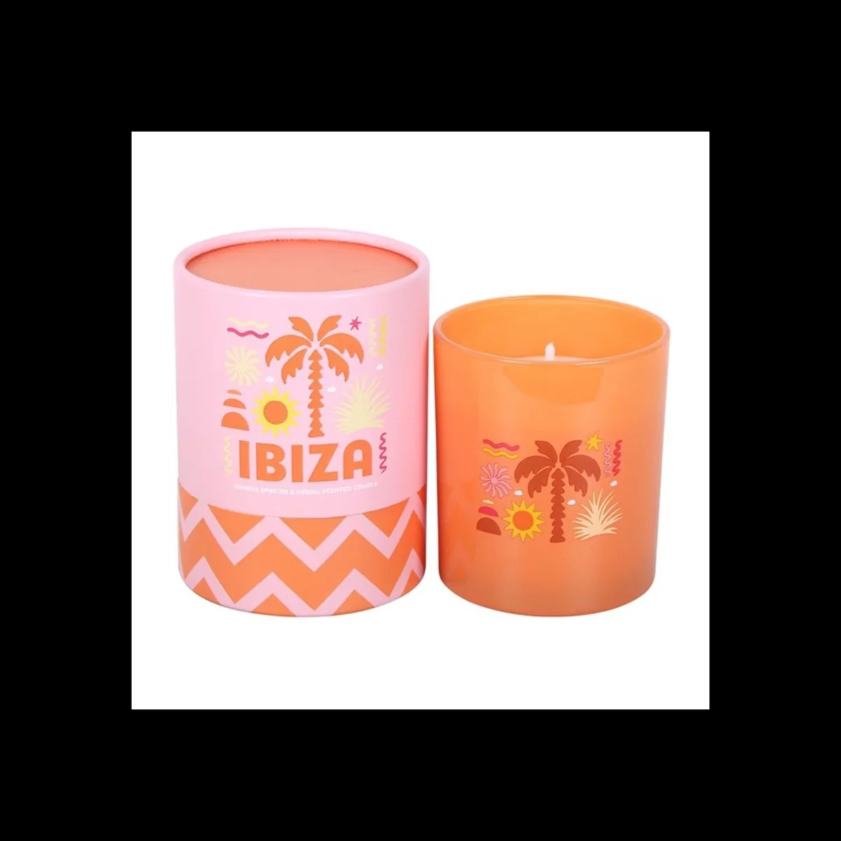 Ibiza Sunrise Apricot Neroli Scented Candle 28 Hour Burn - Orange – image 2