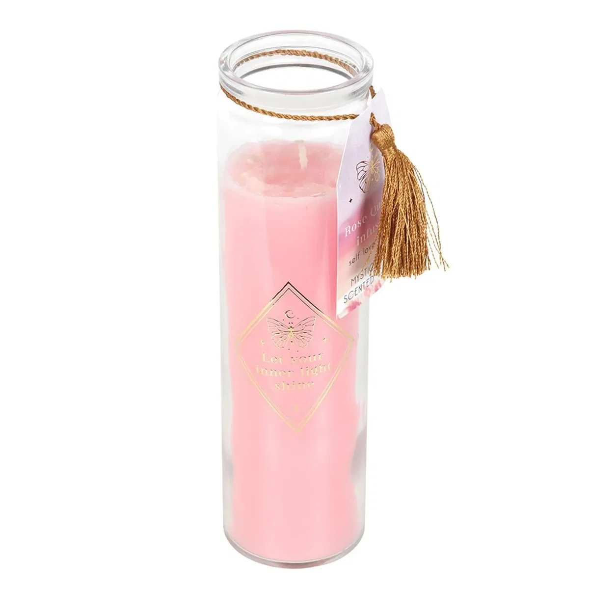Something Different Mystic Rose Quartz Tube Candle - Pink – image 2