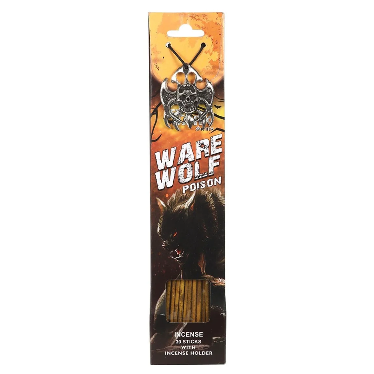 Something Different Werewolf Poison Incense Sticks with Holder - Yellow/Silver – image 3