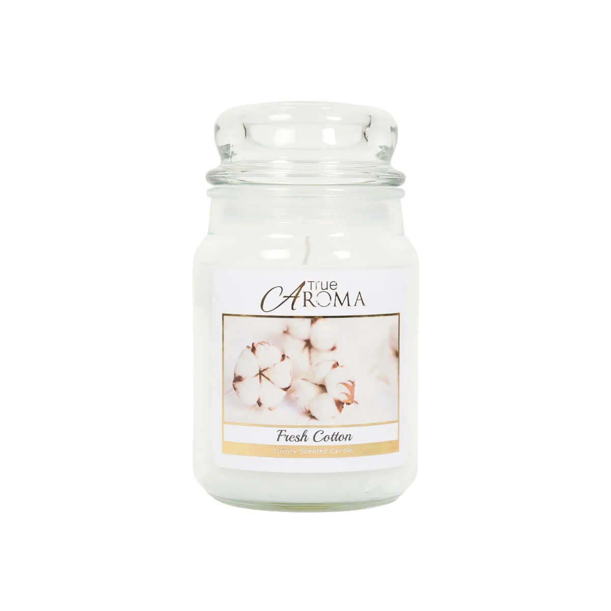 Scented Large Mason Jar Candle - Fresh Cotton – image 1