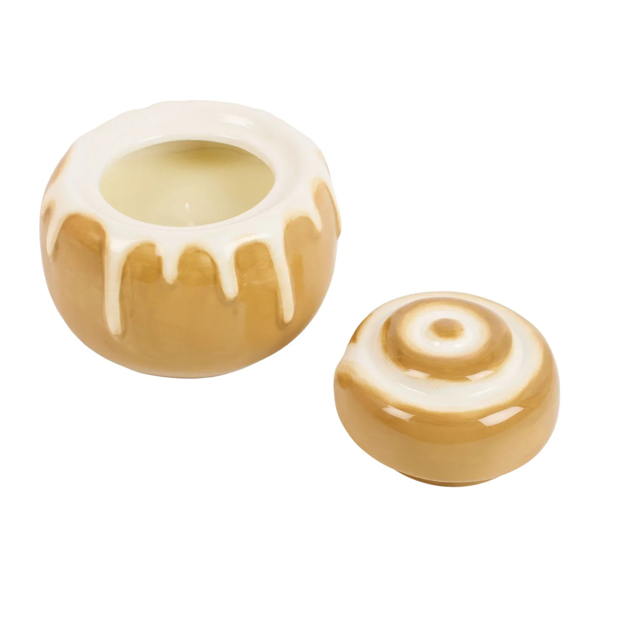 Cinnamon Swirl Ceramic Candle – image 2