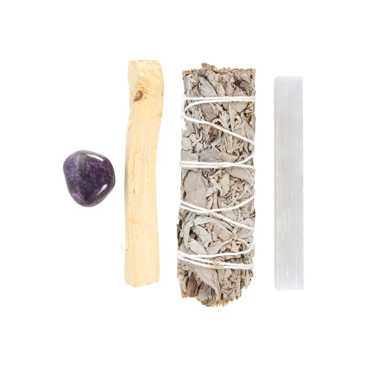 Something Different Amethyst Smudge Kit - Violet/Brown
