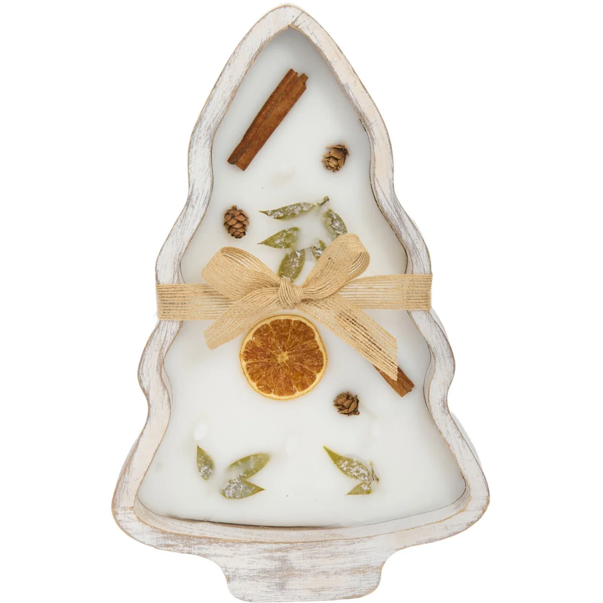 Tree Inclusion Wooden LED Candle – image 2