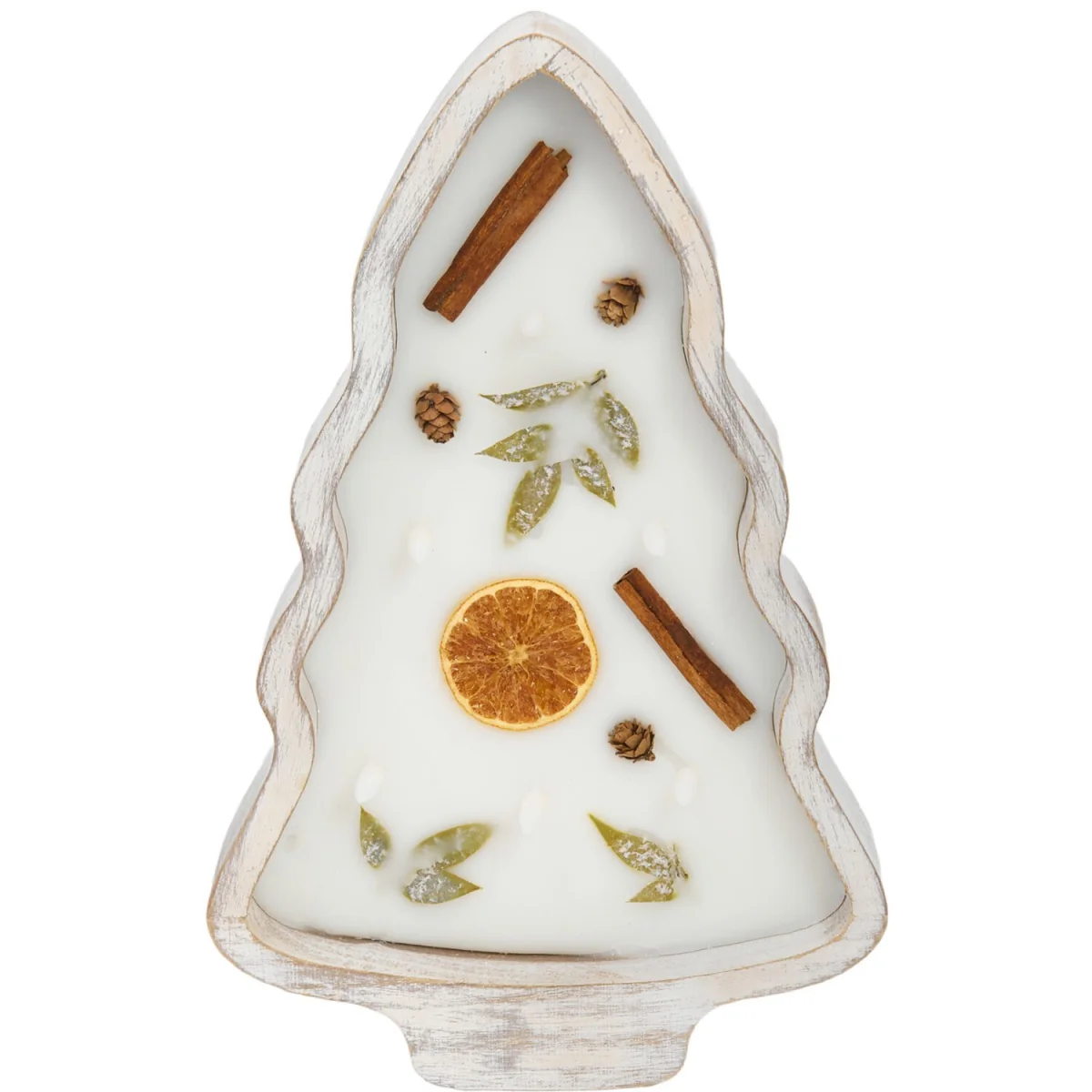 Tree Inclusion Wooden LED Candle – image 3