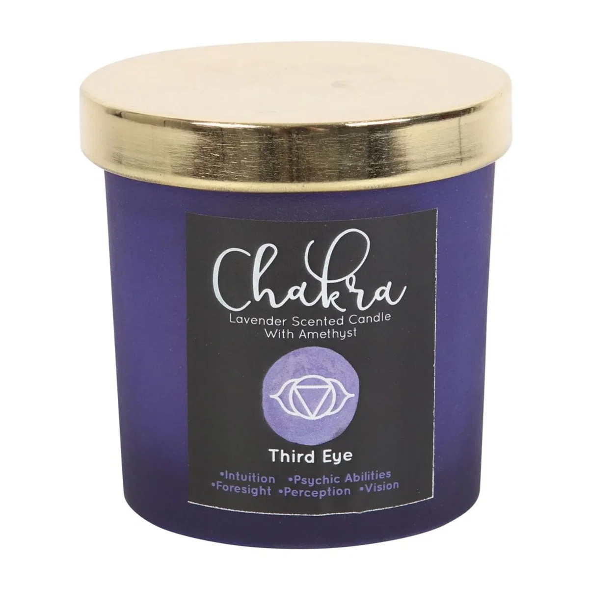 Something Different Lavender Third Eye Chakra Scented Candle - Purple – image 3