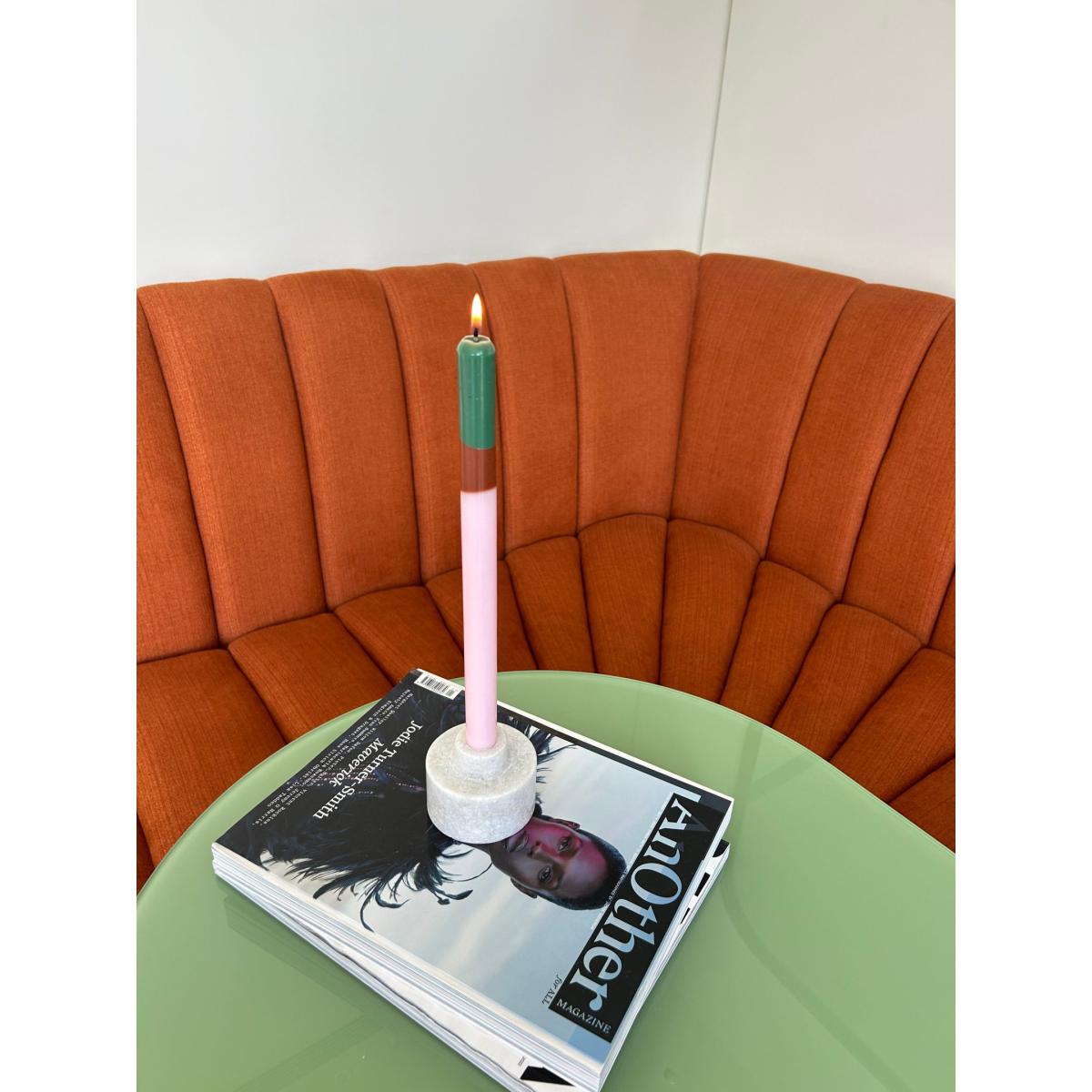 Green / Pink / Purple Woodstock - Dinner Taper Candle Pair | Pygmalion London – image 7