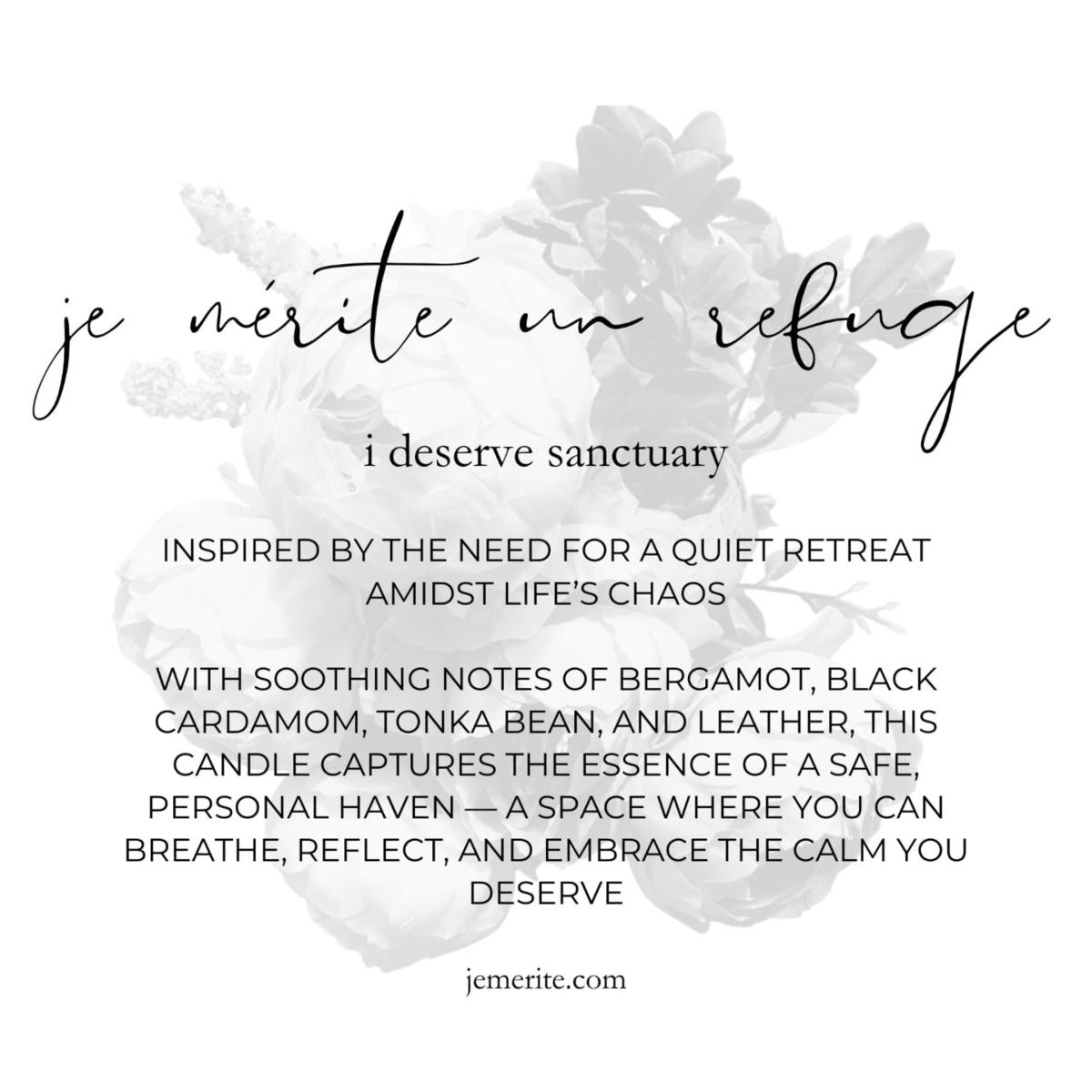 White I Deserve Affirmation - Love, Peace, Rest, Healing, And Joy Candle Gift Set | One Size | Je Mérite (I Deserve) – image 7
