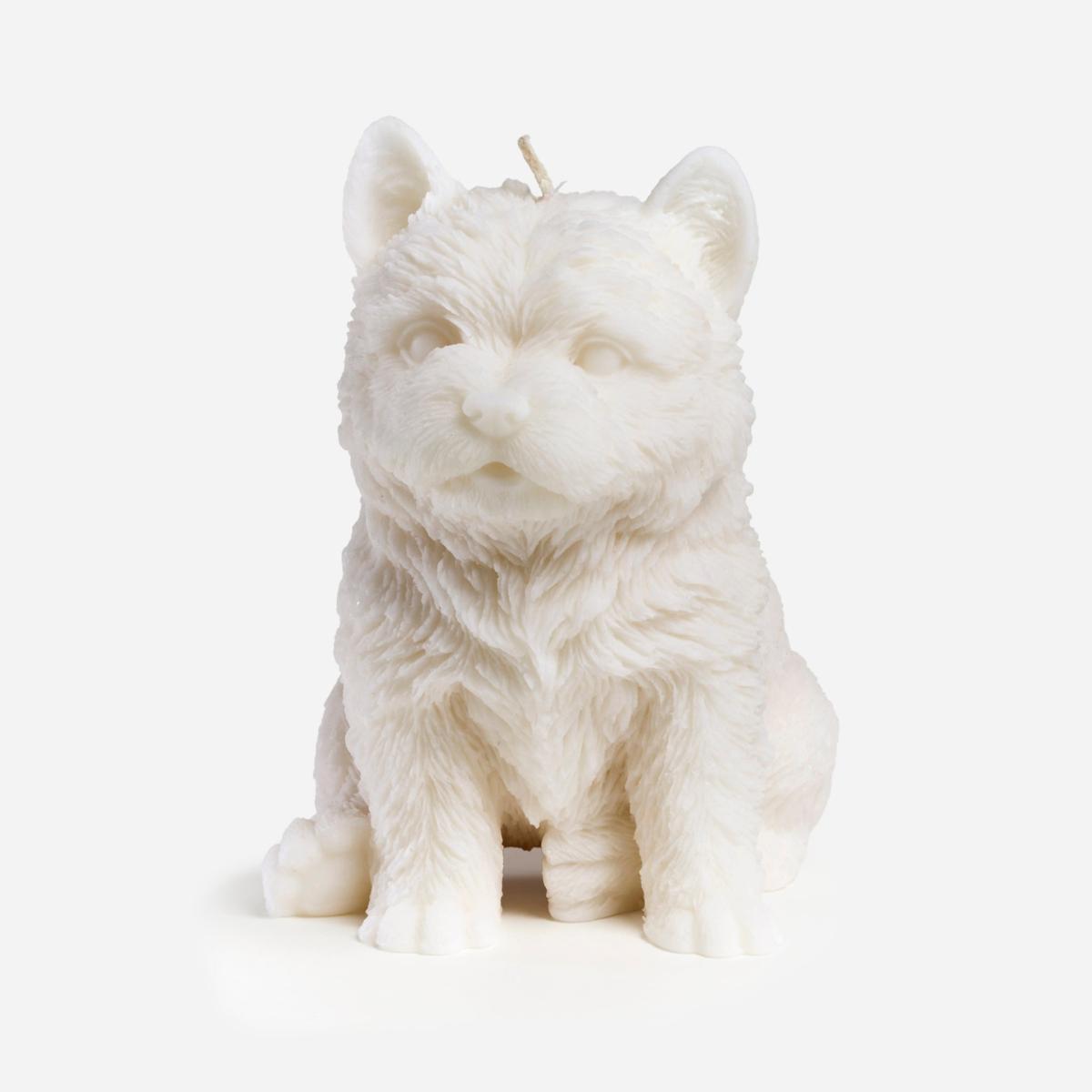 White West Highland Terrier Candle | One Size | Love Ally – image 2