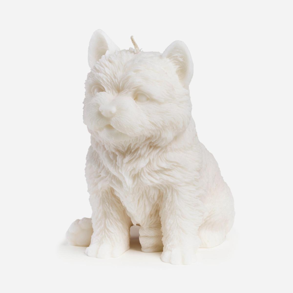 White West Highland Terrier Candle | One Size | Love Ally – image 3