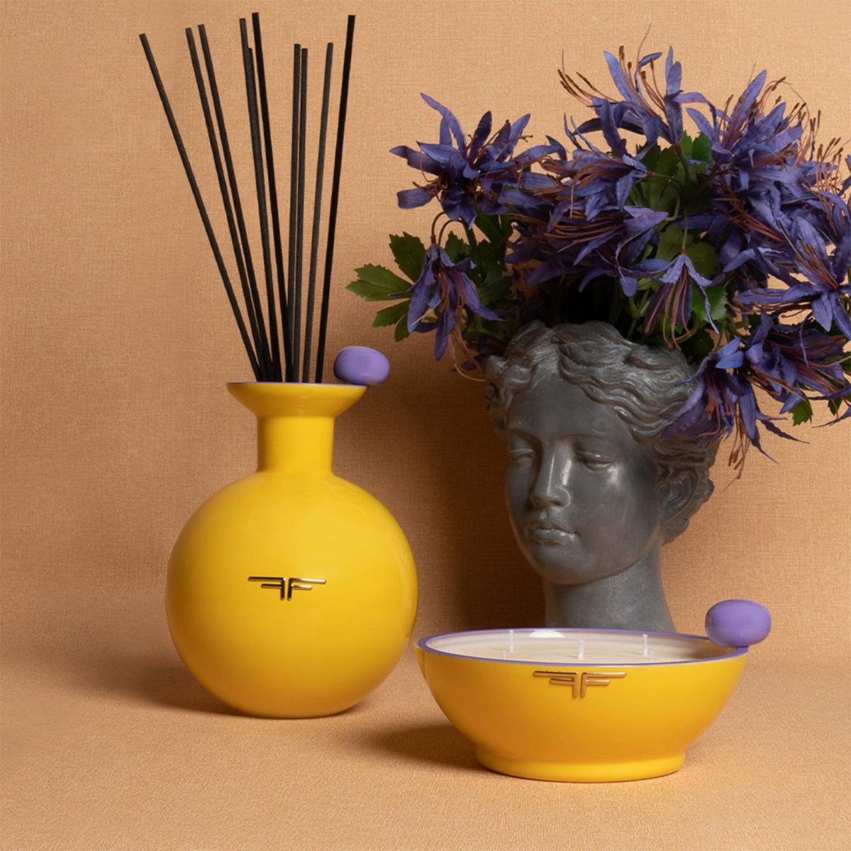 Yellow / Orange Jupiter Candle | One Size | Fiolas – image 2