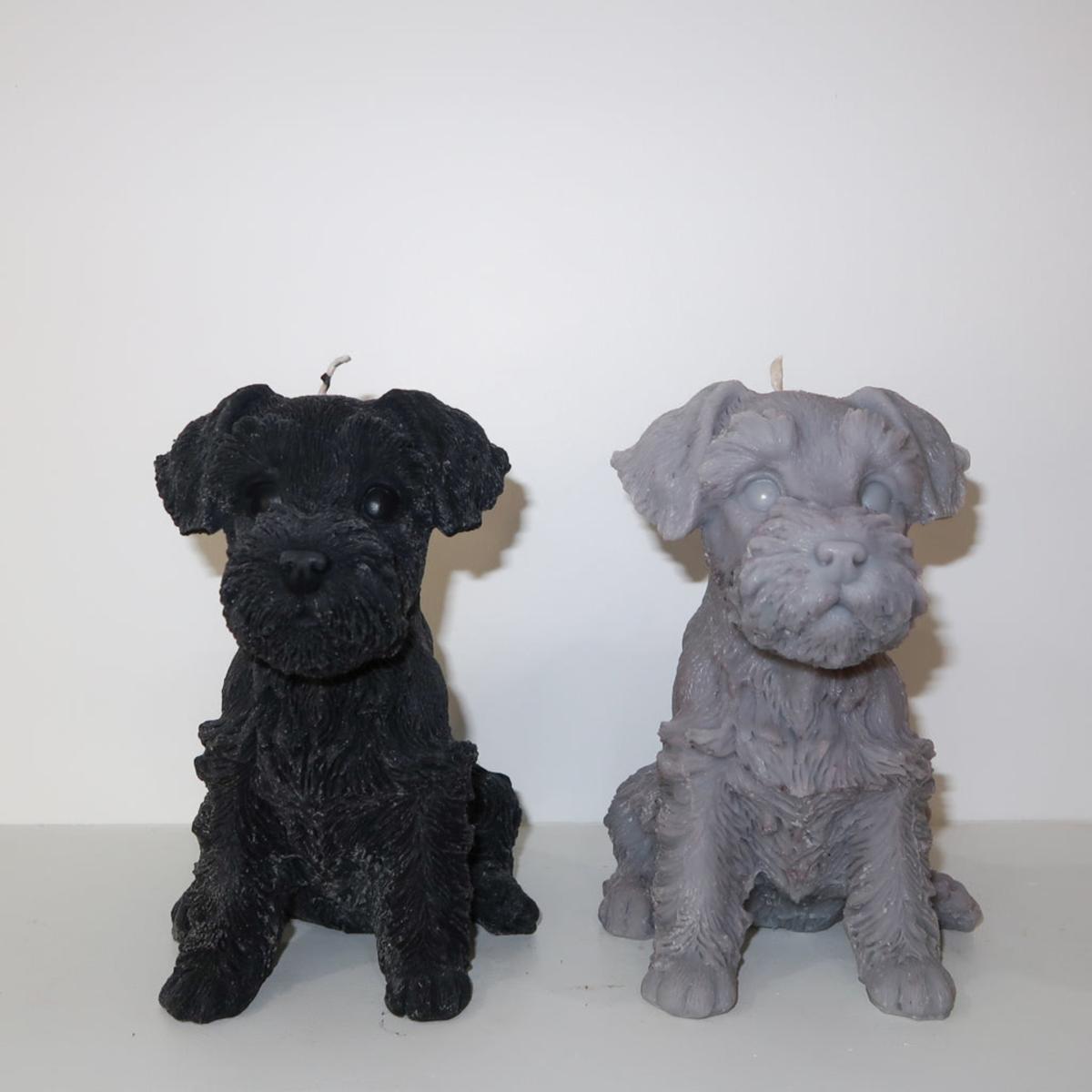 Schnauzer Candle - Black | One Size | Love Ally – image 5