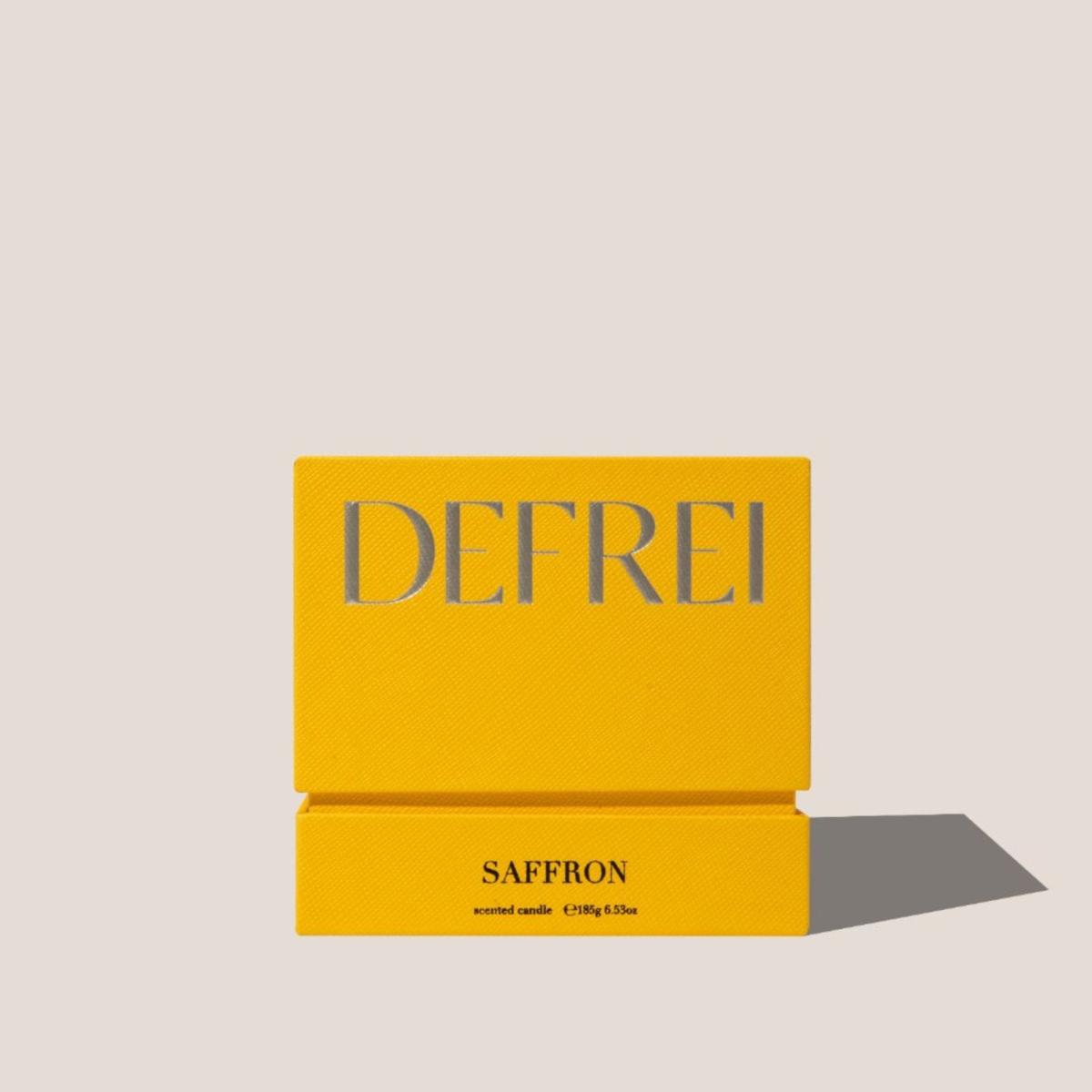 Yellow / Orange Saffron Candle | Defrei – image 5