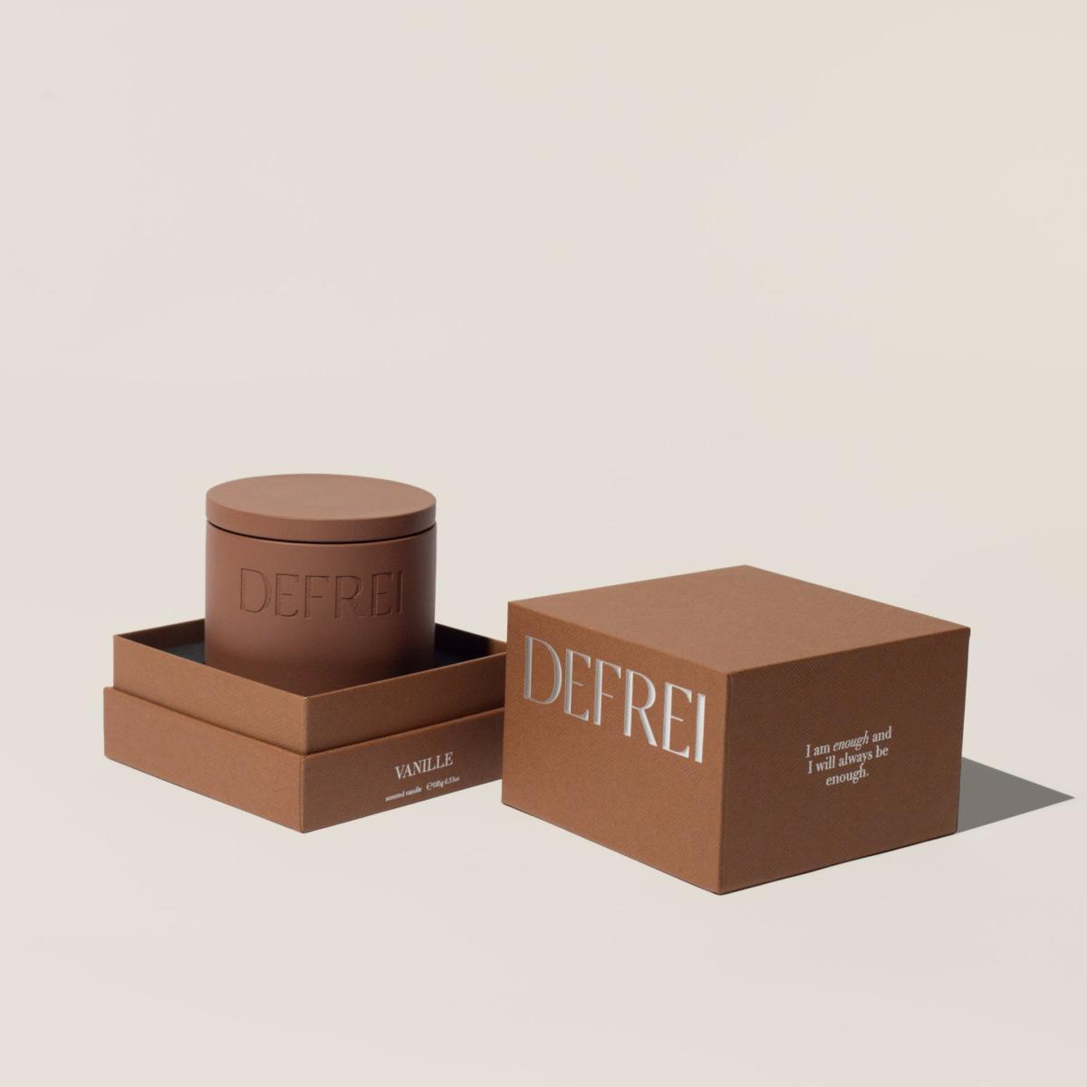 Brown / Neutrals Vanille Candle | Defrei – image 3