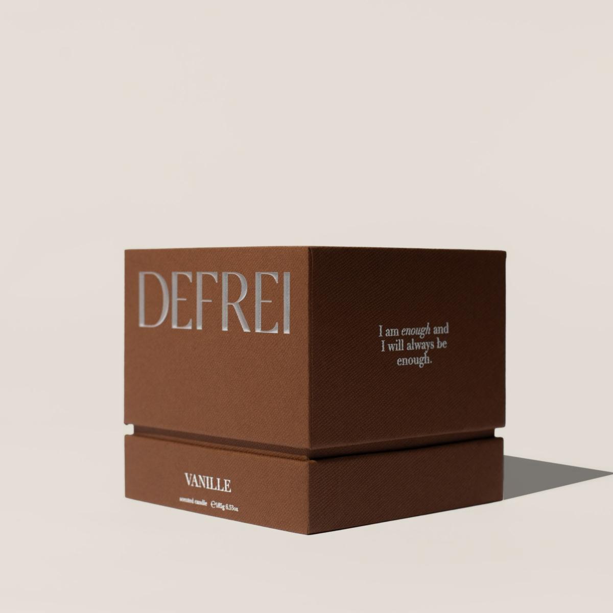 Brown / Neutrals Vanille Candle | Defrei – image 4