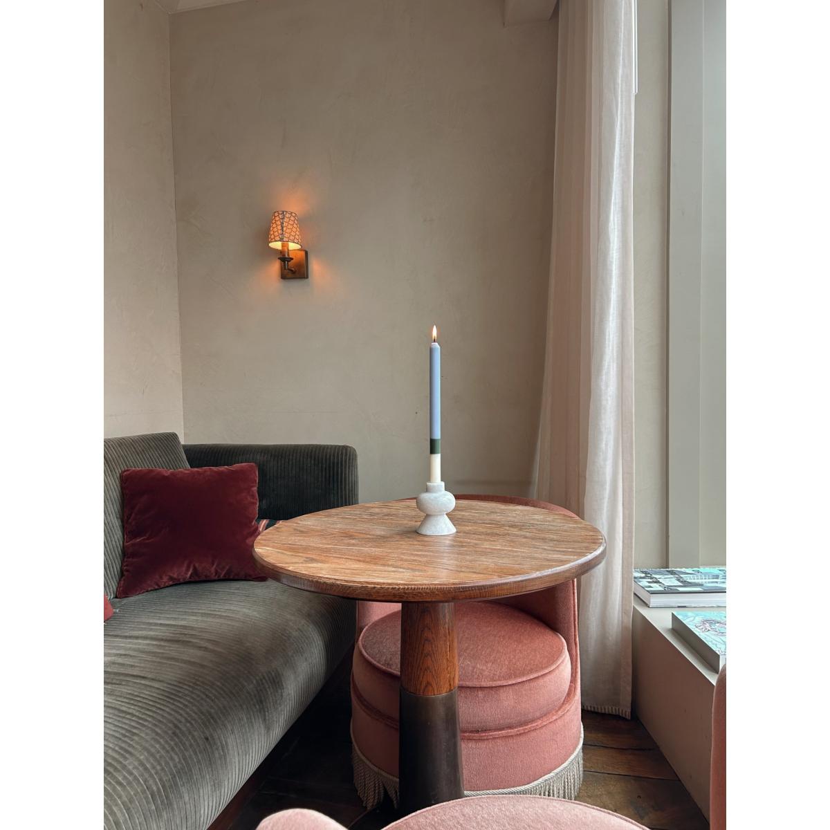 Green / Blue / White Highbury - Dinner Taper Candle Pair | Pygmalion London – image 9