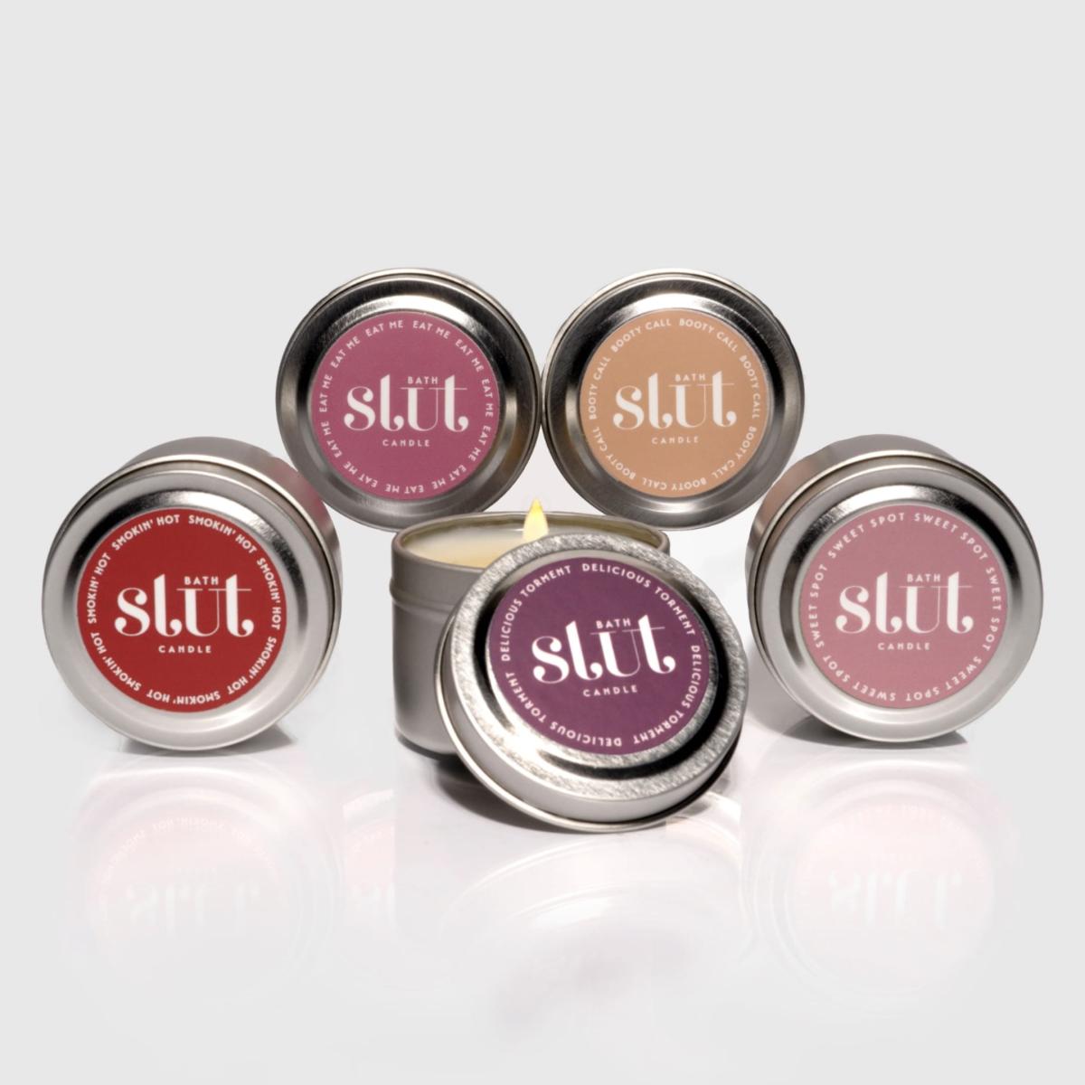 Soy Wax Candle Gift Set - Five Seductive Scents | Bath Slut – image 2