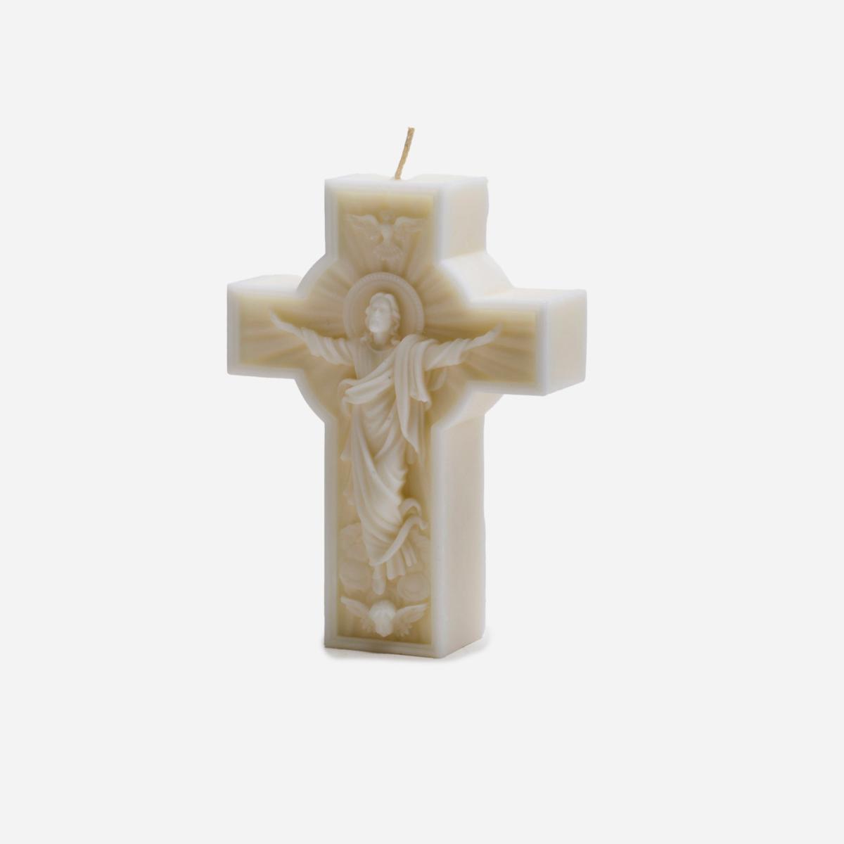 Gold Crucifix Candle | One Size | Love Ally – image 5