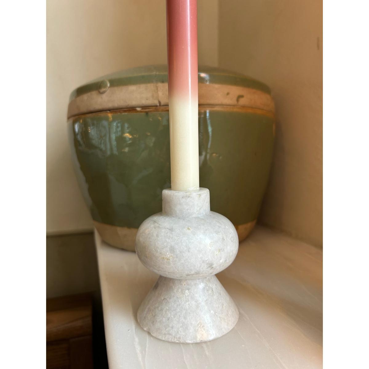Pink / Purple / White Peony - Dinner Taper Candle Pair | Pygmalion London – image 6