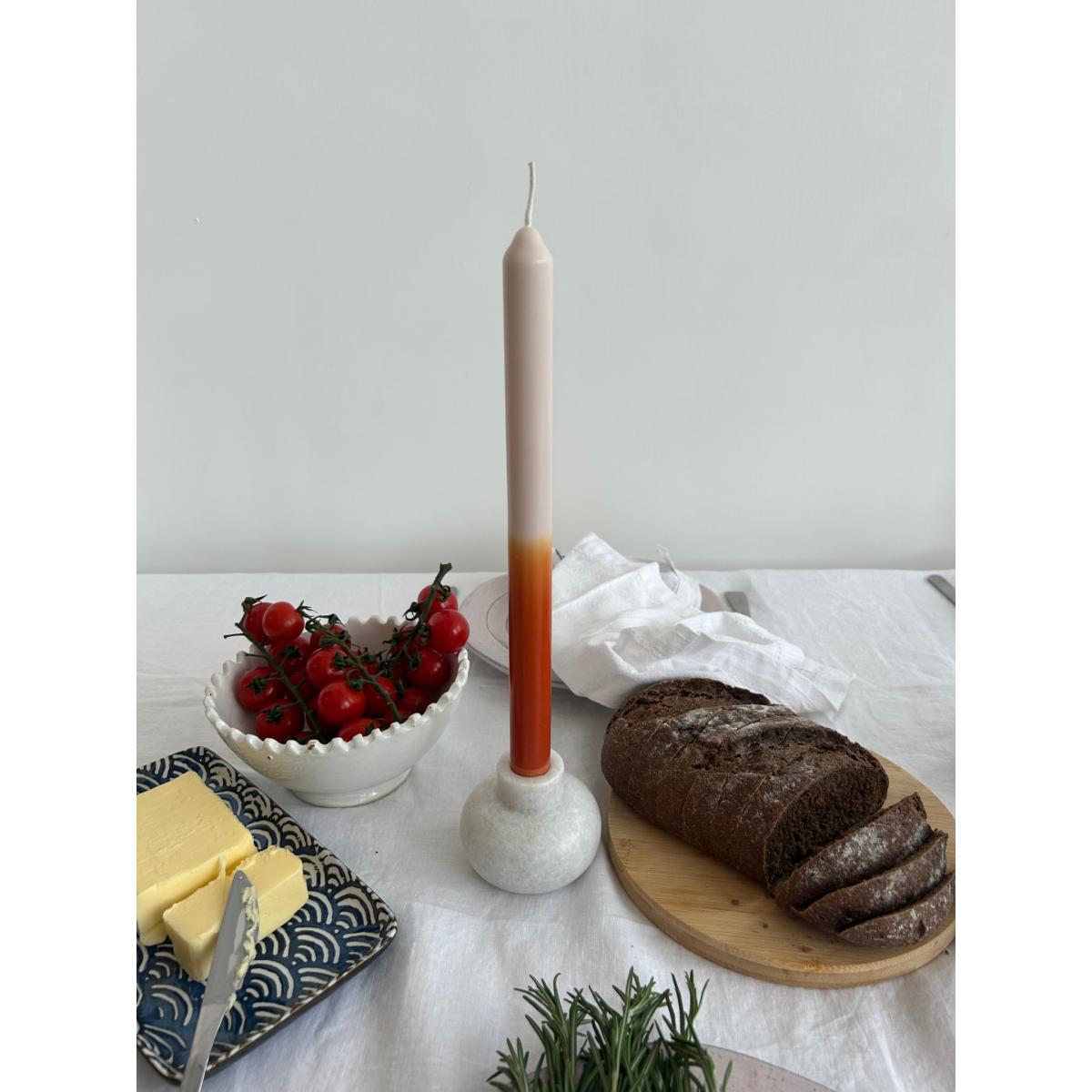Yellow / Orange / White Marrakech - Dinner Taper Candle Pair | Pygmalion London – image 9