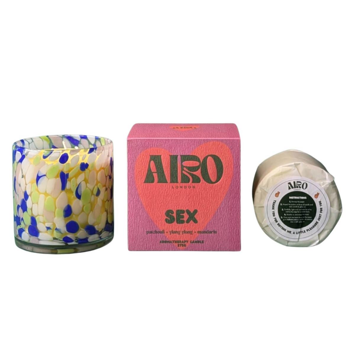 Sex Candle & Glass - White | Large | Airo Aromatherapy – image 5