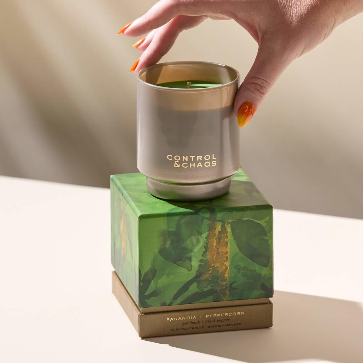 Neutrals Patchouli + Black Pepper Candle - Paranoia + Peppercorn | One Size | Control & Chaos – image 2
