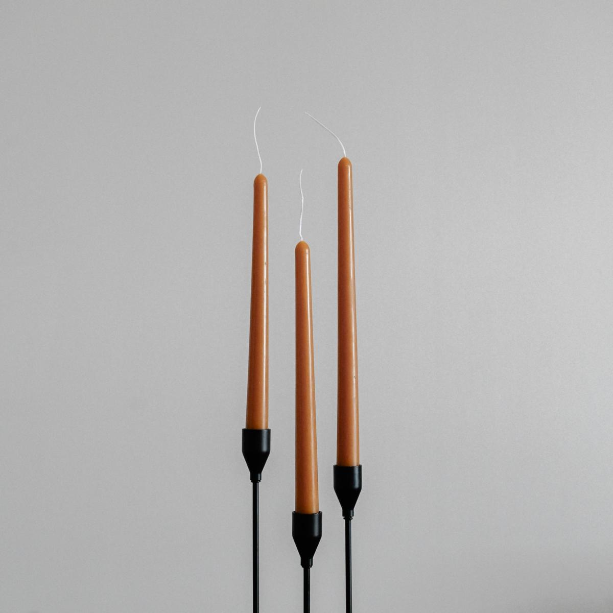 Brown Taper Candles | Studio Üm – image 2