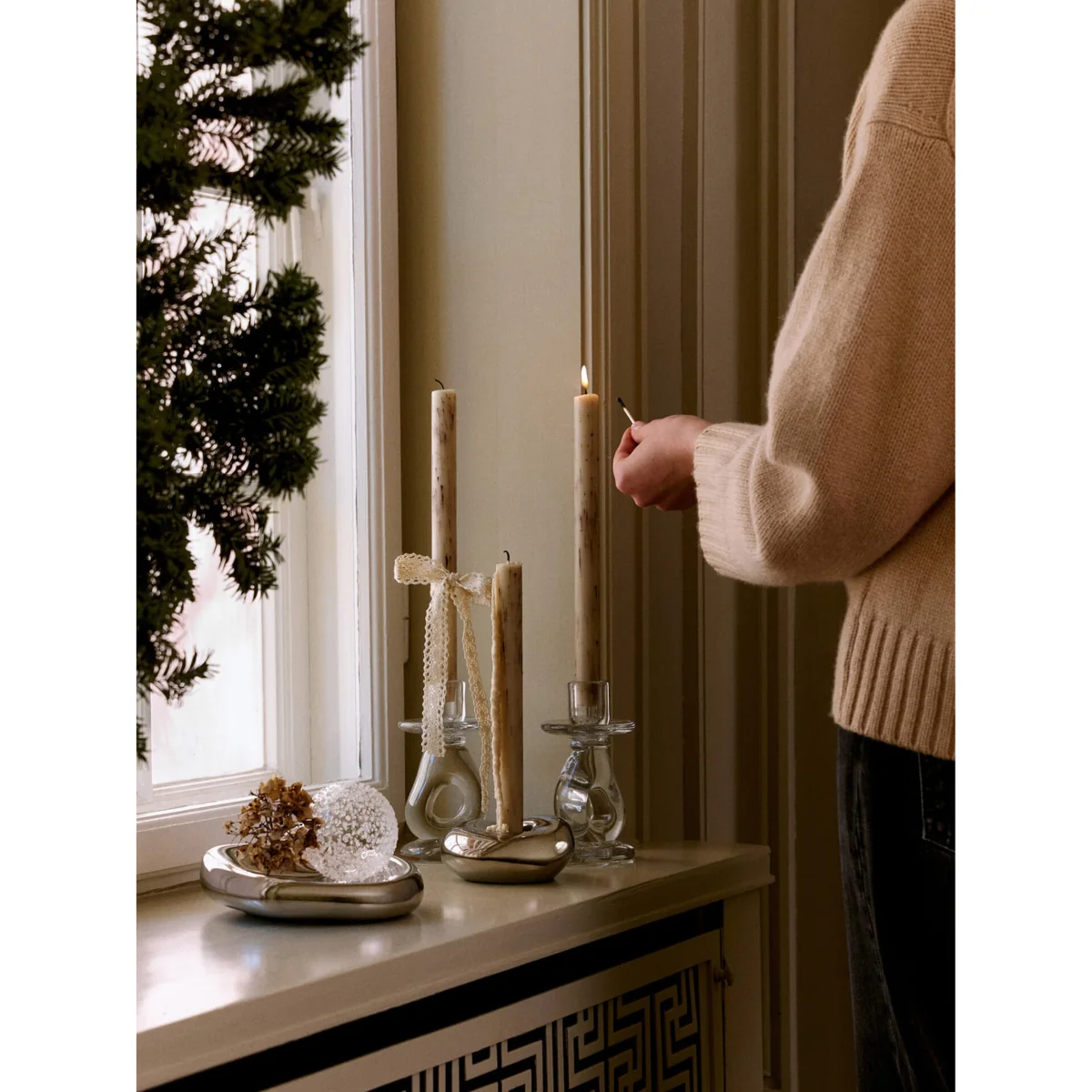 Dinner Candles Mura, Set of 4 – image 4