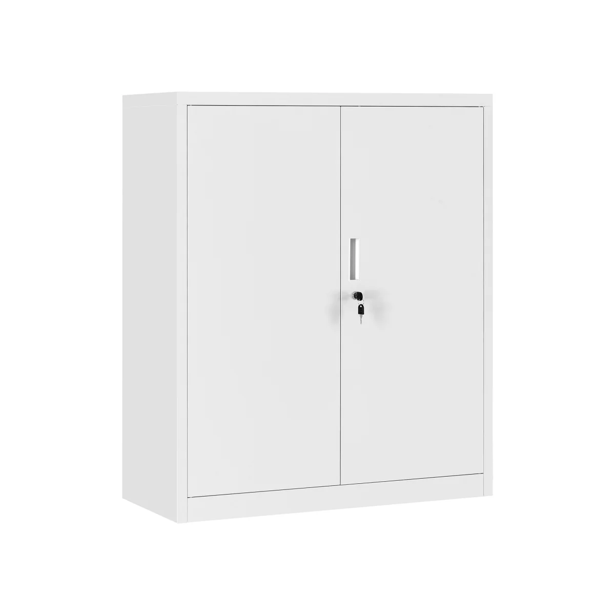 Lockable 2 Door Steel Filing Cabinet – image 1
