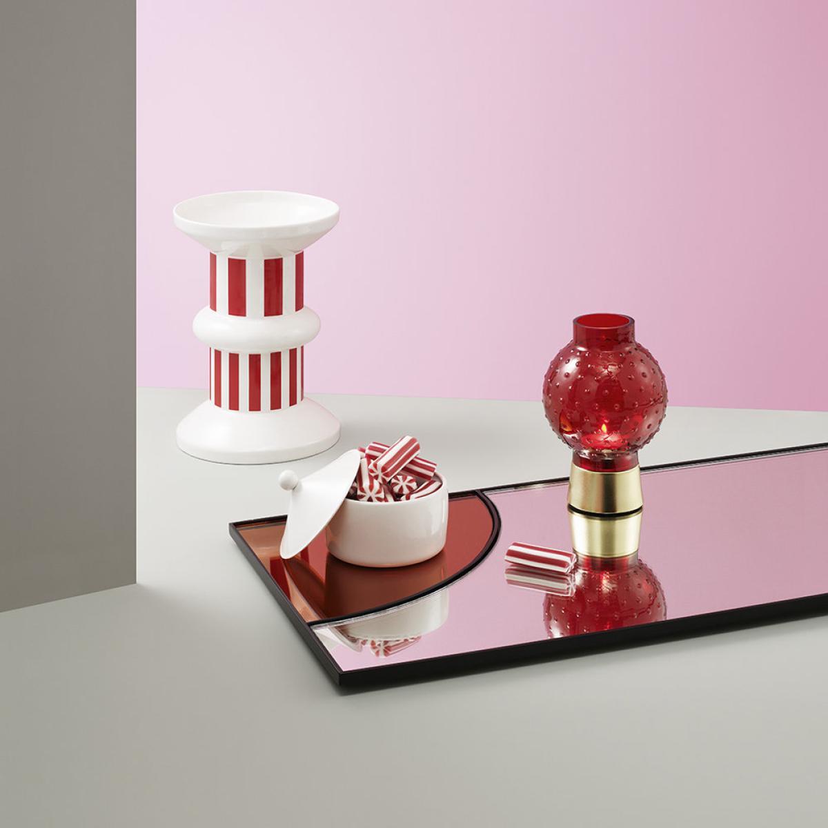 Normann Copenhagen - Story Tealight Holder - Lollipop Red – image 2