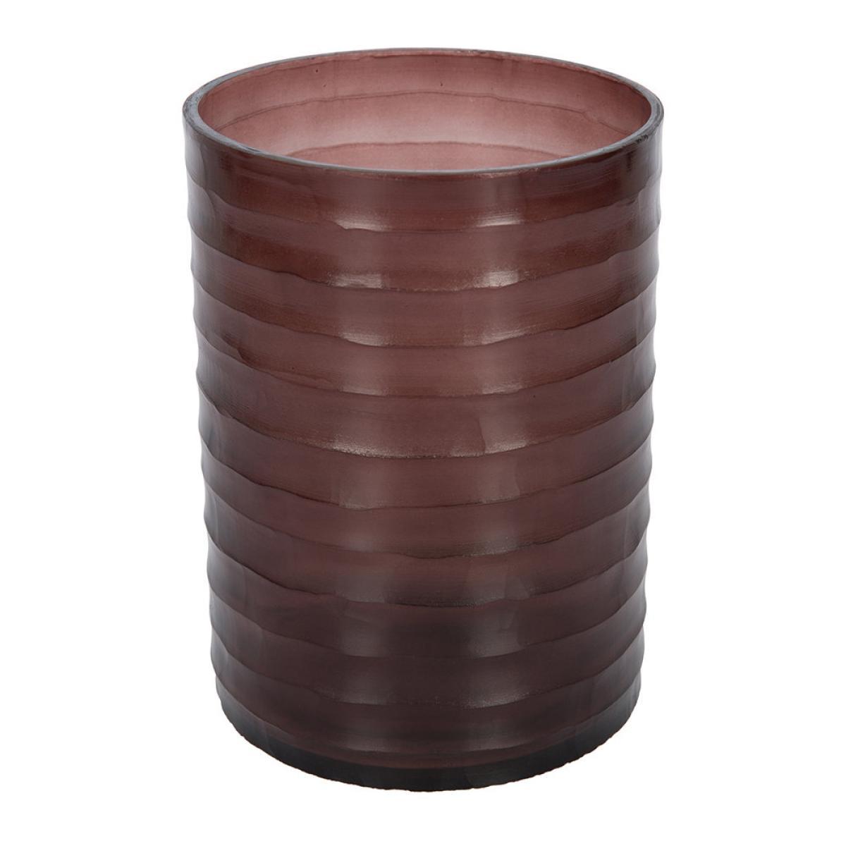 Global Explorer - Ribbed Glass Hurricane With Wooden Stand - Large – image 6