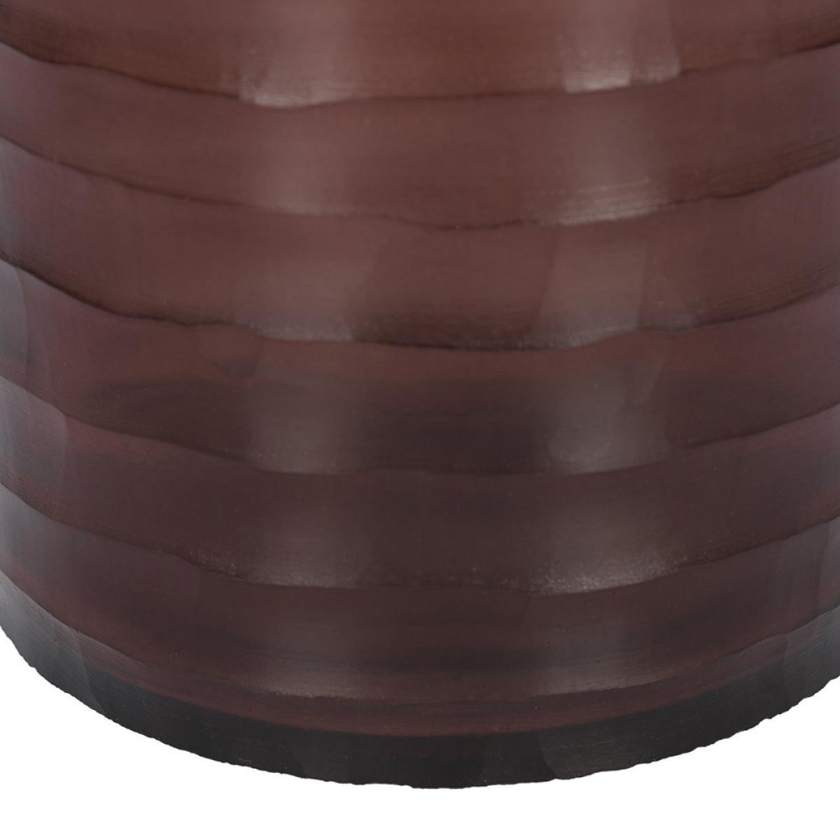 Global Explorer - Ribbed Glass Hurricane With Wooden Stand - Large – image 7