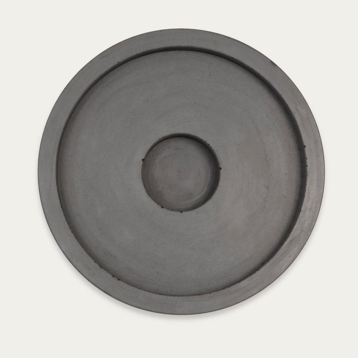 Cherised Leather Grey Slim Candle Plate Set – image 4